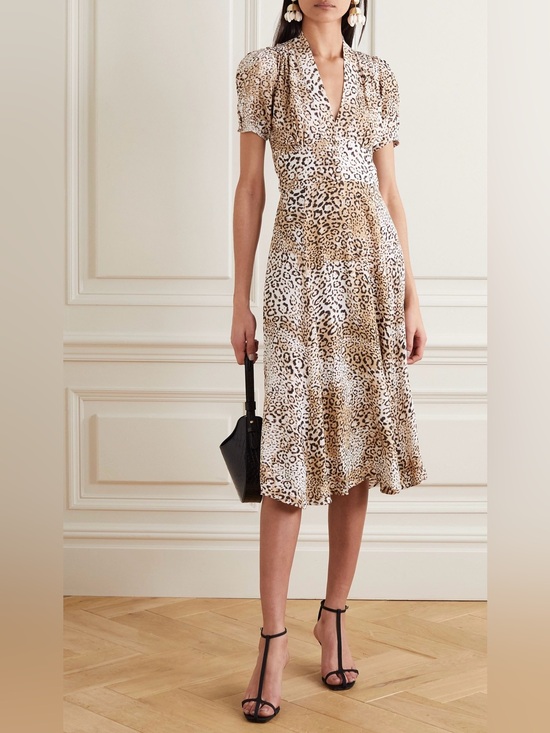 faithfull meadows midi dress Goldie Floral Off White Rafa Midi Dress